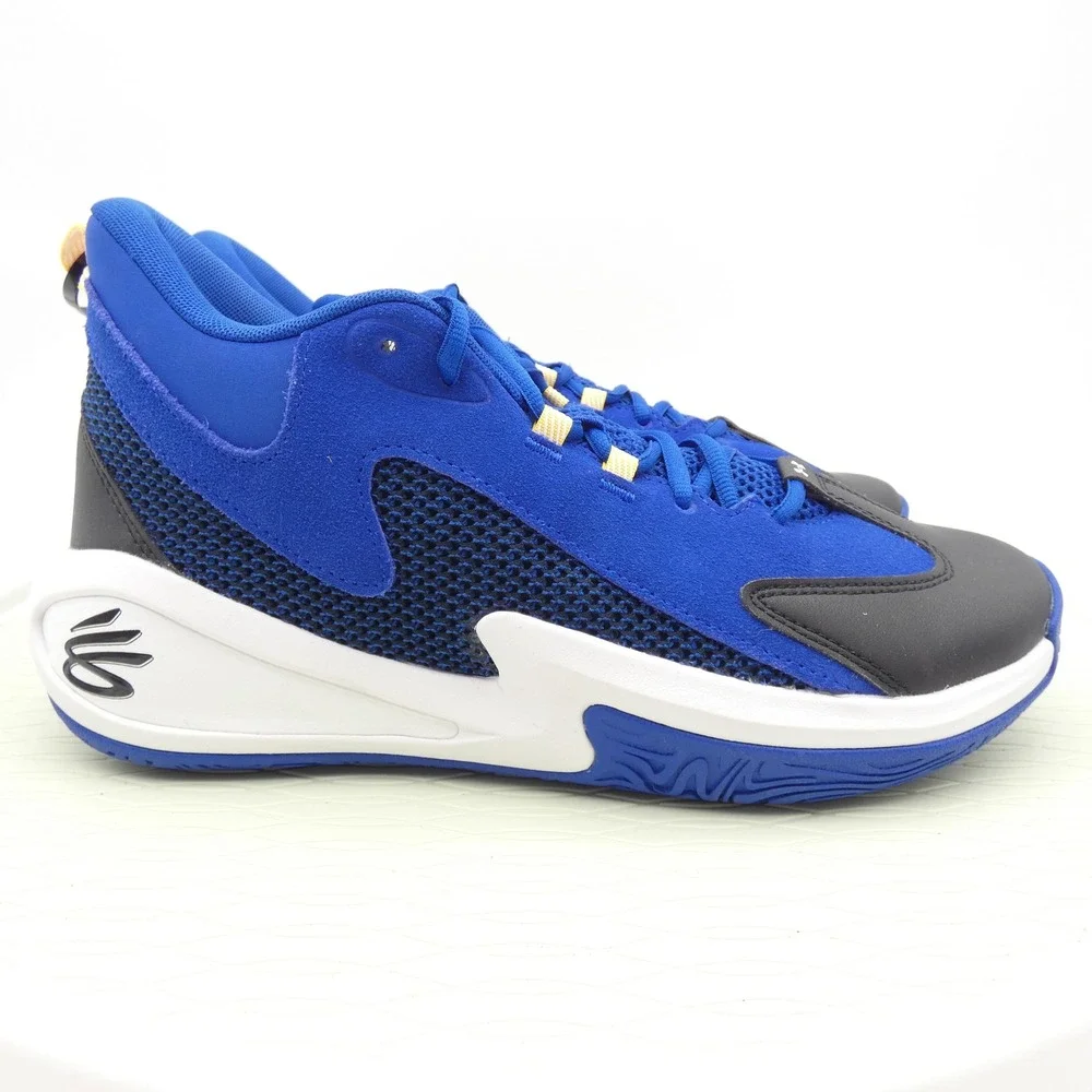 Under Armour Curry Splash 24 Mens 10.5 Royal Blue Black Basketball Shoes 6000750